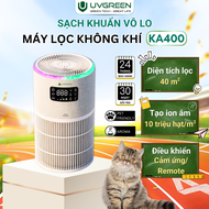 Máy Lọc Không Khí Diệt Khuẩn UVGREEN KA400 40m2-UVC LED Ion Âm Tinh Dầu Lọc HEPA H13 Bụi Mịn Mùi Khó