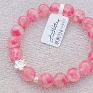 S925純銀薔薇花園丨高品天然薔薇輝石櫻花雨丨彌雅原創設計手作