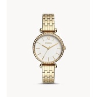 AUTHENTIC FOSSIL Tillie Three-Hand Gold-Tone Stainless Steel Watch - ORIGINAL, US IMPORTED