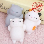 Mini Squeeze Toy Cute Cartoon Squeeze Squishy Kawaii Pink Cat Stress Reliever Slow Rising Fun B0M2