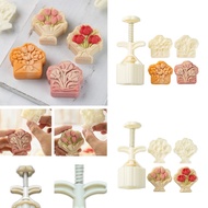 Alilin Baking Molds Cake Molds Baking Supplies Flower Shape Dessert Molds ABS Texture Baking Accesso