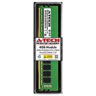 A-Tech 4GB DDR4 2133 MHz UDIMM PC4-17000 (PC4-2133P) CL15 DIMM Non-ECC Desktop RAM Memory Module