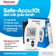 Sinocare Sinoheart Safe Accu Alat Tes Gula Darah / Glukometer Sinocare