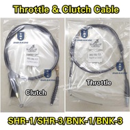 SHR-1 SHR-3 BNK-1 BNK-3 RNK-1 SHR250 XGZ Clutch Cable & Throttle Cable