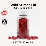 Cat Fish Oil Dog Fish Oil/ 100% Salmon Fish Oil PURE contains 30 caps