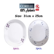 CORELLE Oval Serving Plate 31cm x 25cm 2pcs.