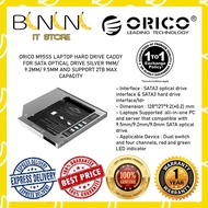 ORICO M95SS LAPTOP HARD DRIVE CADDY FOR SATA OPTICAL DRIVE SILVER 9MM/ 9.2MM/ 9.5MM AND SUPPORT 2TB 