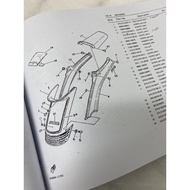 Yamaha Passola Parts Catalogue / Buku Part Katalog 2T4 (Photostat)