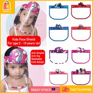 Kids Cute Face Shield Face Protection Adjustable Cartoon Face Shield