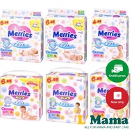 Bỉm - Tã Dán - Quần MERIES Nội Địa Nhật Chính Hãng Cộng Miếng Dán/Quần đủ size NB96/S88/M68/M64/L58/