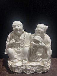 德化白瓷·和合二仙造像