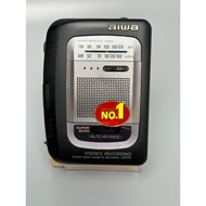 AIWA JS345 Tape Player, AIWA Walkman Player, Classic Bread Type Machine, Support Radio and One-Butto