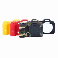 ยางซิลิโคนแขนเกราะกรณีร่างกายปกป้องกันกรอบผิวสำหรับ Canon EOS R7 DSLR กล้องเชลล์ป้องกันกระเป๋าวิดีโอนุ่ม
