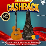 Cheap Yamaha Guitar APX600FM AMB VARIAN + Softcase & 2 Picks Guitar Non COD