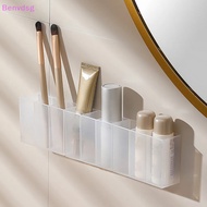 Benvdsg&gt; Wall-mounted Storage Box Mirror Cabinet Self-adhesive Small Items Storage Box Eyebrow Pencil Lip Lip Glaze Storage Box well