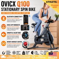 OVICX Q100 Stationary Spin Bike with Magnetic Resistance Exercise Bikes Indoor Cycling Bike