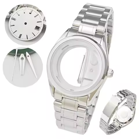 39.5mm GS Gase Set Sapphire Mirror Suitable for seiko mod NH35/NH36 Movement Installation 33.5mm Dia