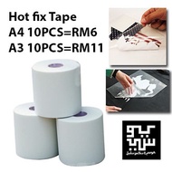 Heat transfer tape/ hot fix tape / hot fix transfer tape A4/A3