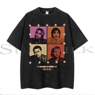 SUKISILK Men's/Women's Casual T-Shirt, Rock Band Trendy 5SOS Individual Member Print