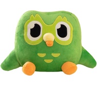 Bandai | Cute Anime Green Duolingo Owl Plush Duo Plushie Of Duo The Owl Cartoon Anime Owl Doll Soft