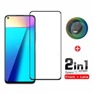 ♥Original Product+FREE+COD♥ Infinix Note 7 Tempered Glass Full Glue Protective Glass for Infinix Hot 7 8 9 Play Note 7 Lite Screen Protector Glass Film