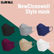 Cleanwell KF94 Face Mask 4Ply Korea Style Mask [1 PCS] [MADE IN KOREA]