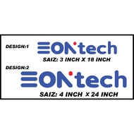 Sticker eontech (windscreen)