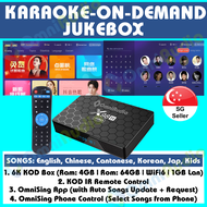 [KARAOKE JUKEBOX WITH 300,000+ SONGS] 6K KARAOKE-ON-DEMAND BOX, NO MONTHLY SUBSCRIPTION, NO HIDDEN COST (LIKE POPSICAL)