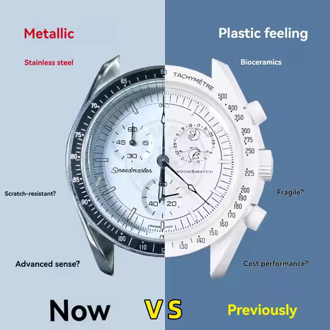 42mm watch case moon metal Case Watch Accessories for swatch&omega moonswatch metal case without Mov