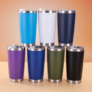 20oz304 Stainless Steel Car Cup Spray Plastic Car Cup Insulated Car Cup