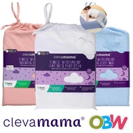 Clevamama Tencel Fitted Waterproof Mattress Protector | Clevabed Toilet Training Sleep Mat | Mattress Protector