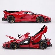BIMIGO 1: 18 Ferrari fxxk evo Alloy Car Model Toy Collection Ornaments Living Room Decorations