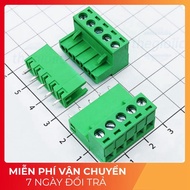 [3 Pieces]- KF-5.08-5-V Terminal Block Plug-in Solder PCB 5 Pins Straight 5.08mm 300V 15A Tech Compo