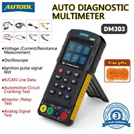 AUTOOL DM303 Automotive Diagnostic Multimeter Voltage Measurement Oscilloscope Current Measurement R