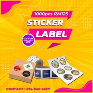 STICKER LABEL PRODUK (Print Atas Size A3)