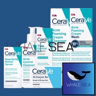 CeraVe Acne Foaming Cream Cleanser/ Acne Control Cleanser/ Acne Control Gel/ Resurfacing Retinol Ser