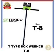 TEKIRO 8 MM T-SOCKET WRENCH 8 MM T-SOCKET WRENCH 8 MM