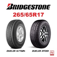 265/65R17 Bridgestone Dueler H/T D684 &amp; Bridgestone Dueler AT001