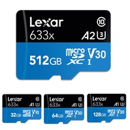 การ์ดความจำ32GB 64GB 128GB 256GB 512GB ความเร็วในการถ่ายโอนข้อมูลกันน้ำบางเฉียบสมาร์ทโฟนการ์ดเก็บข้อมูล SD-Card/tf สำหรับกล้องติดรถยนต์การ์ดความจำเร็ว