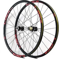 26/27.5/29 Inch Bicycle Wheelset, Mountain Bike Double Walled Disc Brake Quick Release MTB Wheels Rear Wheel Front Wheel Palin Bearing 8-12 Speed 24H