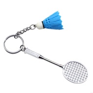 【Top Selling Item】 62KF Mini Badminton Racket Balls Sports Keyring Pendant Keyfob DIY Keychain Holde