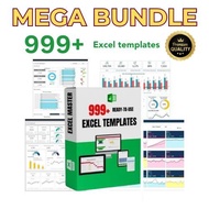 MEGA Excel templates Bundle Spread sheet office business excel, invoice, finance, MS excel