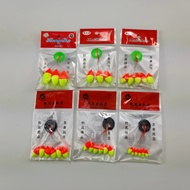 5 Beg/lot Pelampung Memancing Tujuh bintang 8mm-22mm 6 Saiz Pelampung Memancing Buih Alat Memancing 