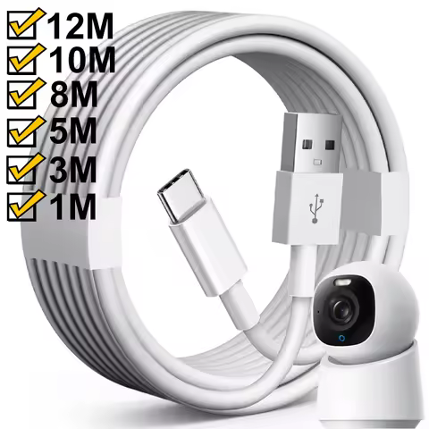 12M/10M/8M/5M/0.3M Extention USB C Charging Cables Extra Long Type C Charger Data Wire Cord for Sams