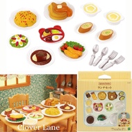 Sylvanian Families Furniture Lunch Set Food Doll House Accessories Miniature Toys Nendoroid