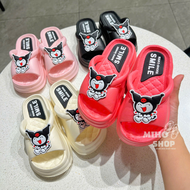 PHOM TO Dép bánh mì koromi chéo đế cao siêu xinh mềm êm chân cho bé