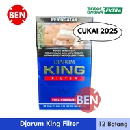 Rokok DJARUM KING FILTER 12 BATANG Biru Full Pleasure Slop Pak