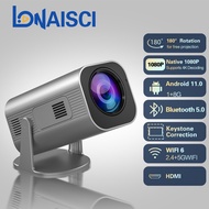 180° rotation Android 11.0 Smart Projector For Room HDMI 1080P Portable Home Theater HP330 Wireless