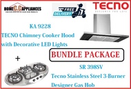 TECNO HOOD AND HOB FOR BUNDLE PACKAGE ( KA 9228 &amp; SR 398SV ) / FREE EXPRESS DELIVERY