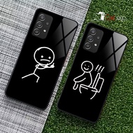 G485 Softcase Kaca Glass Case SAMSUNG A56 A36 A26 A13 A14 A15 A16 A22 A23 A24 A25 A32 A33 A34 A35 A5